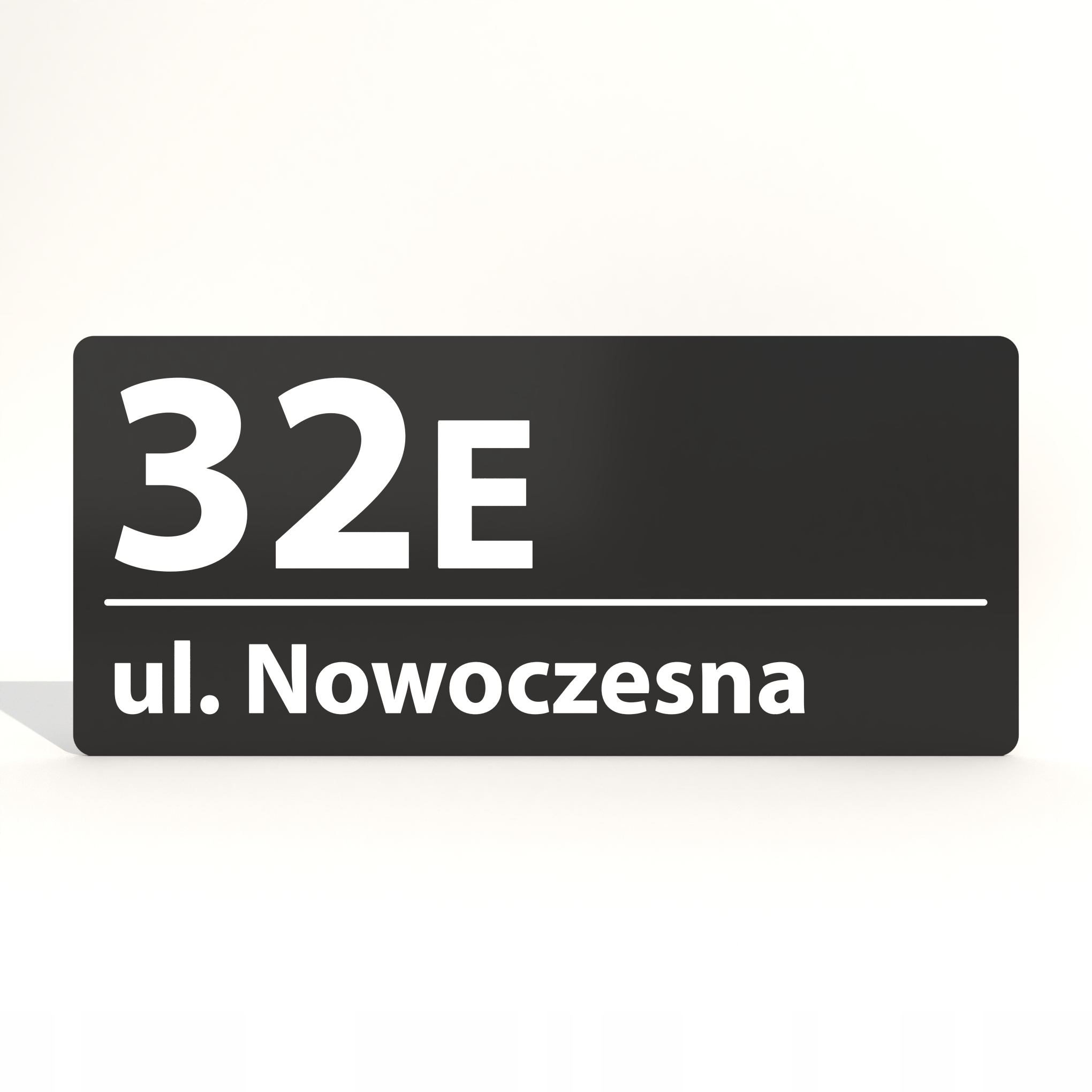 Tabliczka tablica ADRESOWA numer na dom numer domu ALUMINIOWA KOLORY 35x15 Marka Cucudo