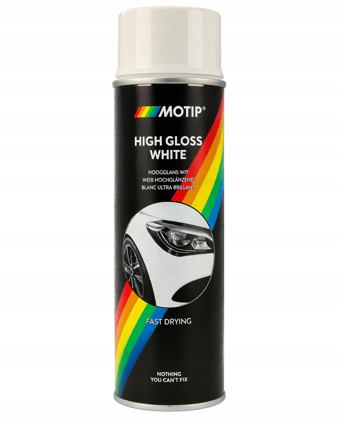 Motip Biały spray 500 ml lakier uniwersalny szybkoschnący