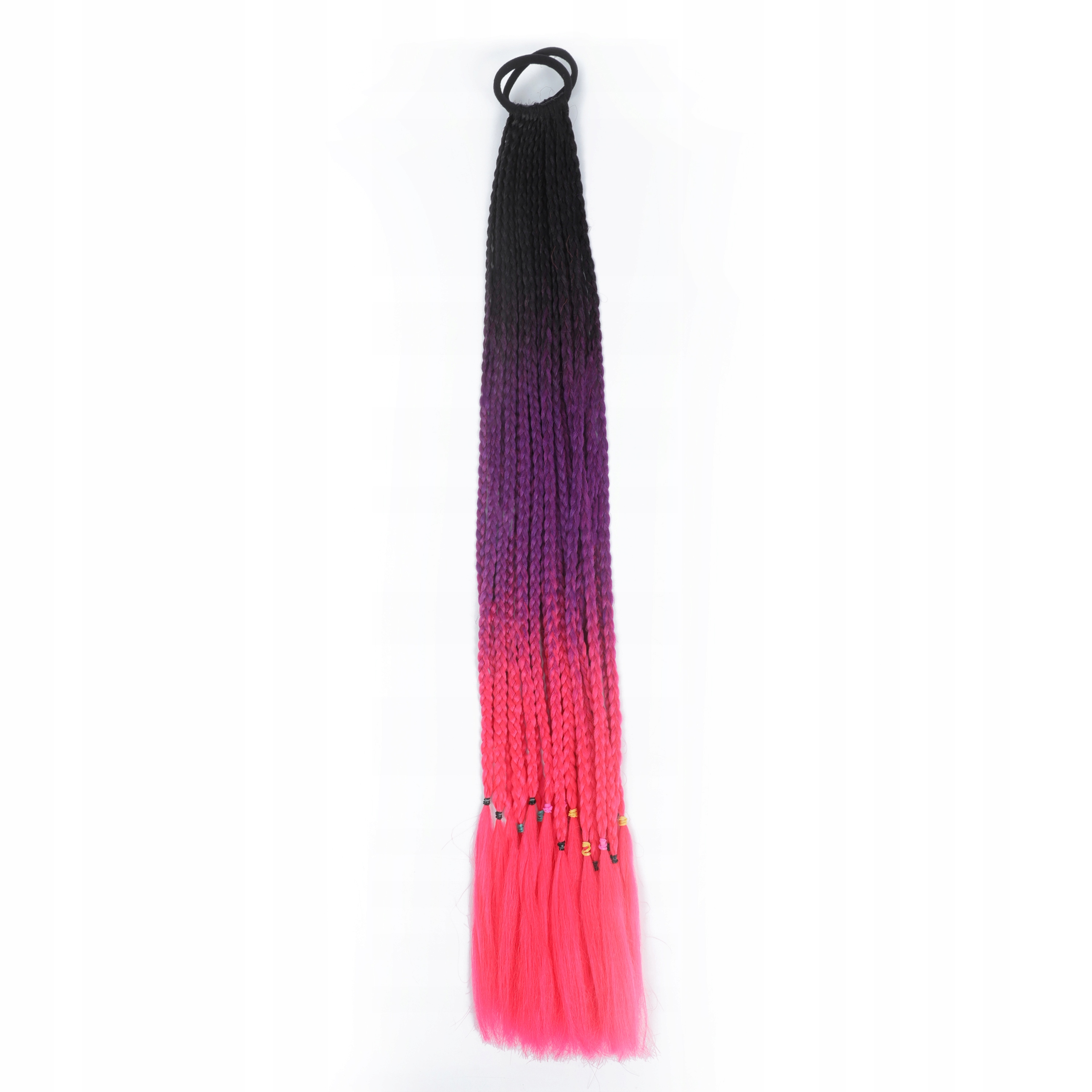 WŁOSY DOCZEPIANE OMBRE WARKOCZYKI NA GUMCE GRUBE