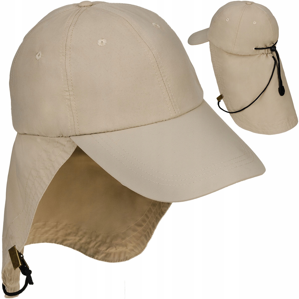 

Pustynna Czapka Sahara z Nakarczkiem - Khaki