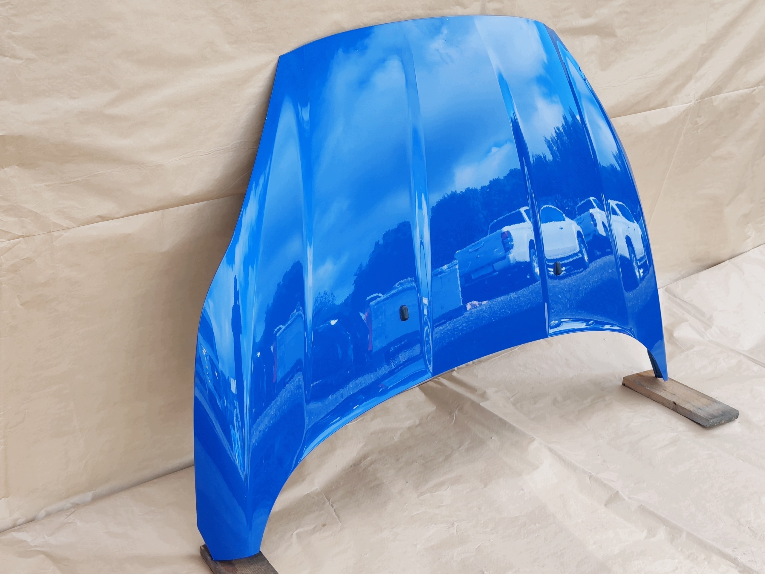 FORD FIESTA MK7 LIFT 2012-2017 bonnet front NAUTICAL BLUE original