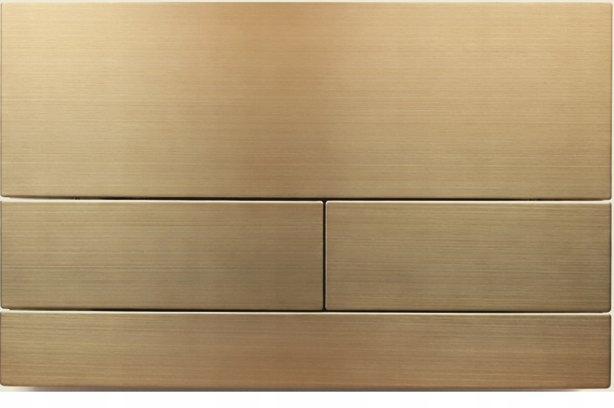 Oceľové splachovacie tlačidlo T2 zlaté 7 pre Wc Geberit Duofix Sigma UP320