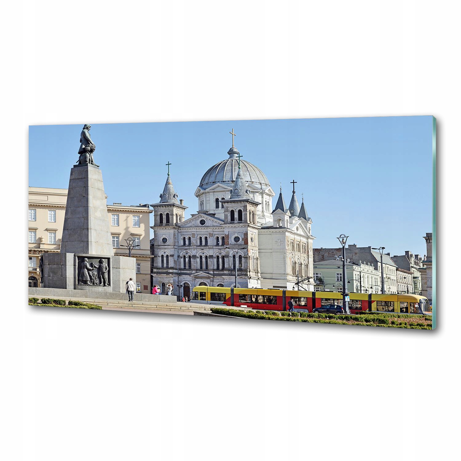 Panel do kuchyne Námestie slobody Loď 125x50 Lepidlo