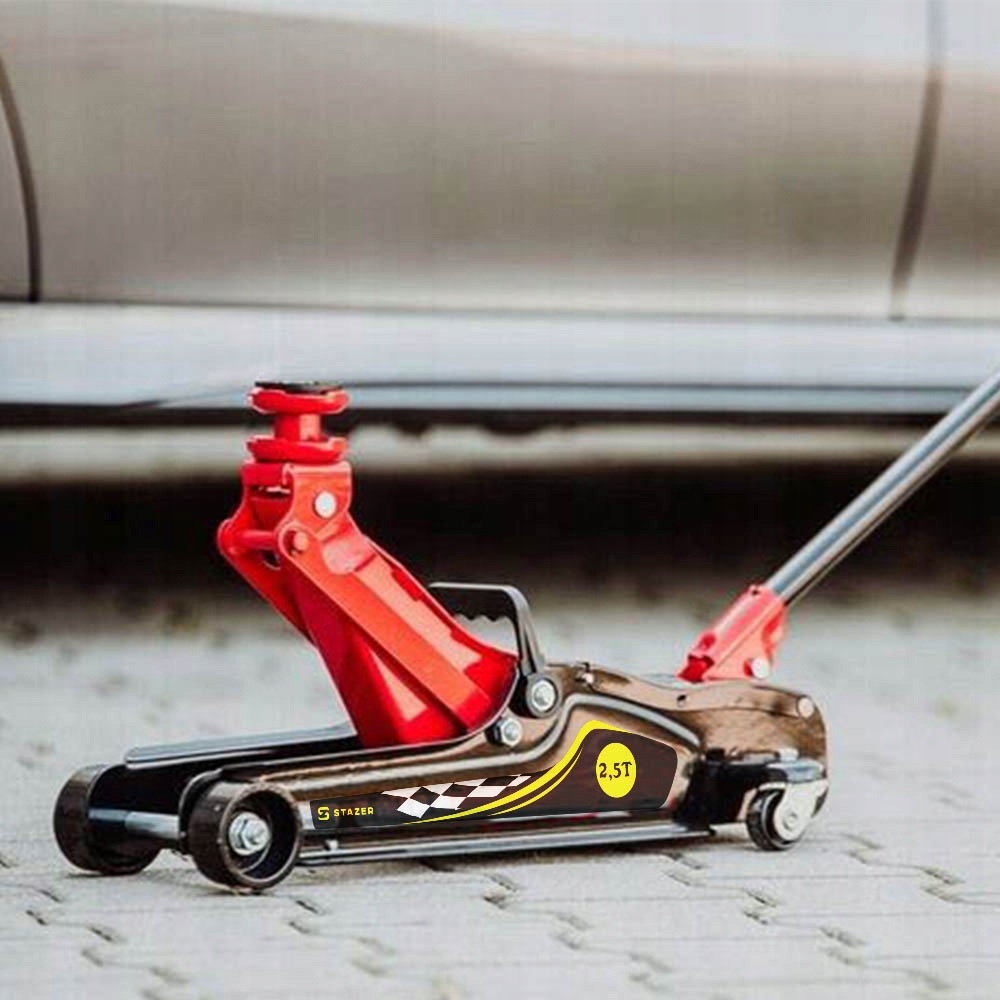 ŻABA PODNOŚNIK NISKOPROFILOWY SAMOCHODOWY LEWAREK 2,5T Marka STAZER