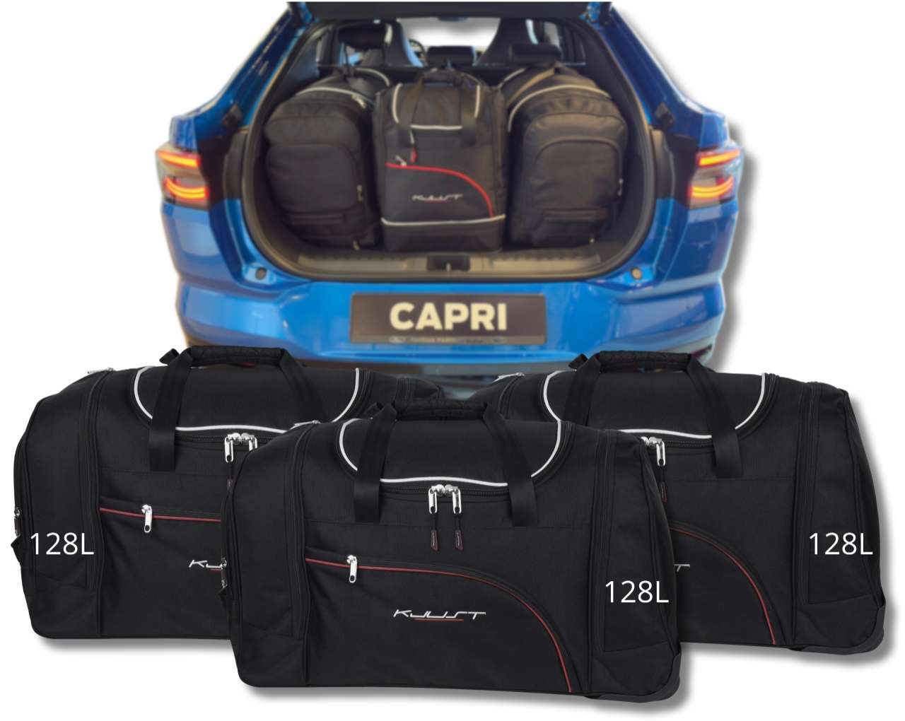 Sada tašiek Kjust do batožinového priestoru Ford Capri Ev 2024+