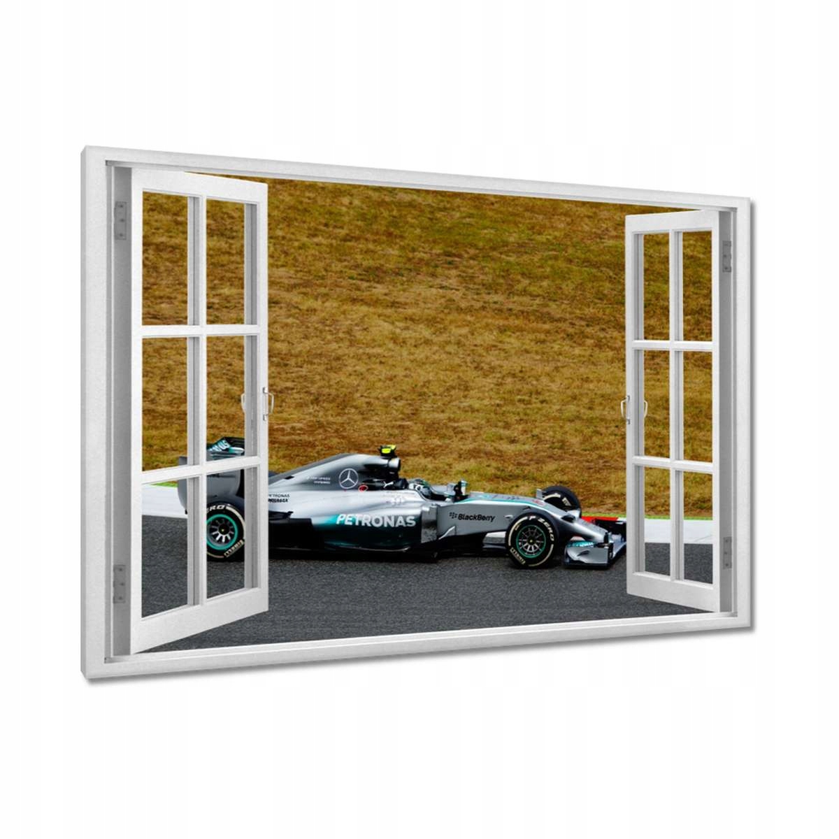 Obrazy 90x60 Závodní Mercedes