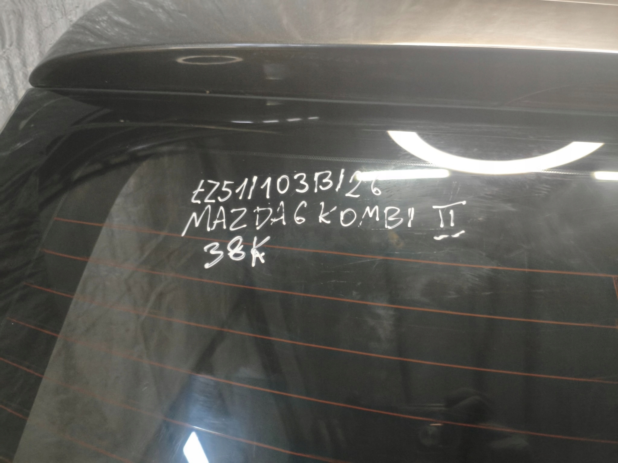 trunk door boot MAZDA 6 2 II KOMBI 38K