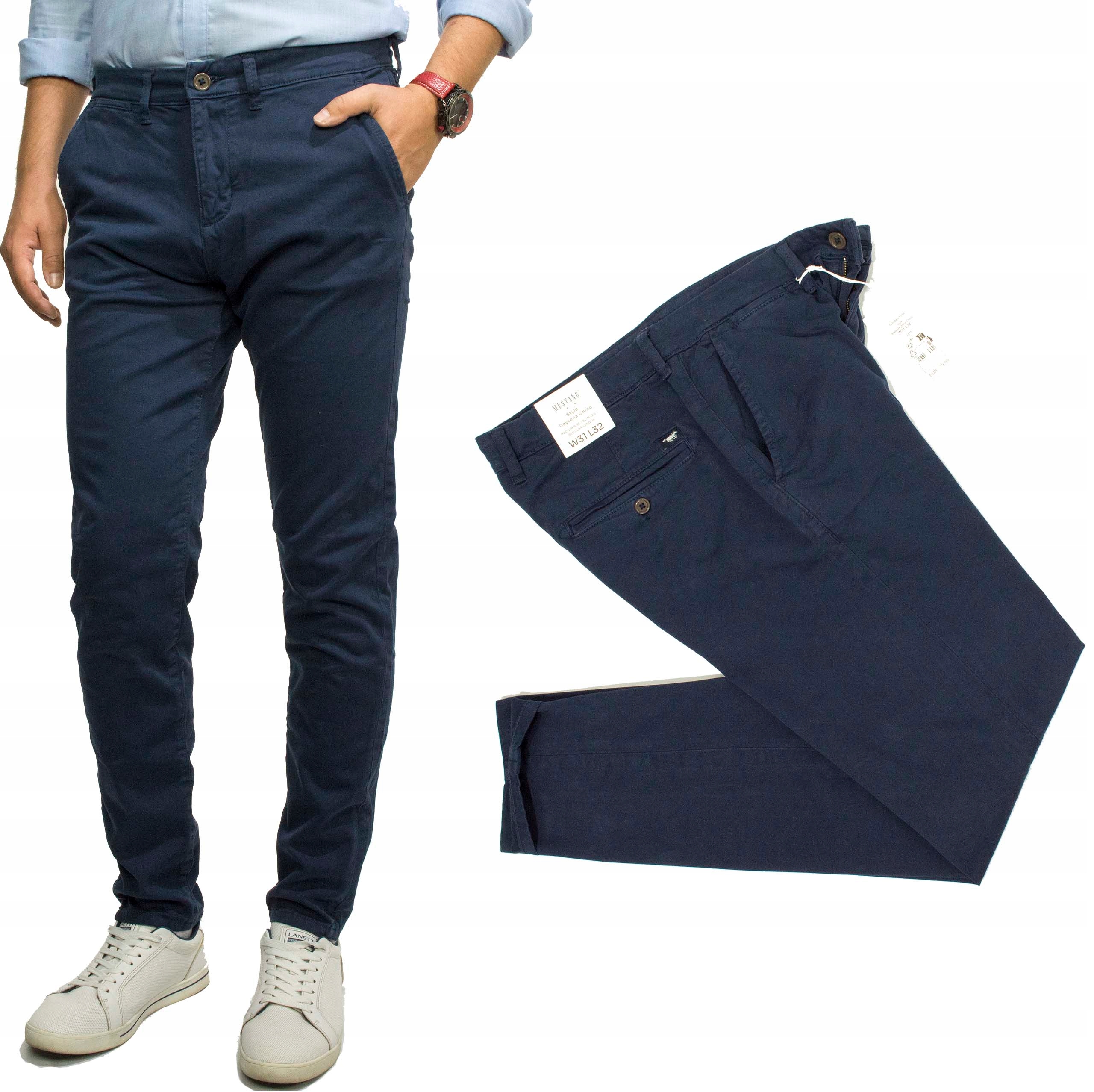 Mustang Daytona Chino pánské látkové kalhoty slim W32 L30