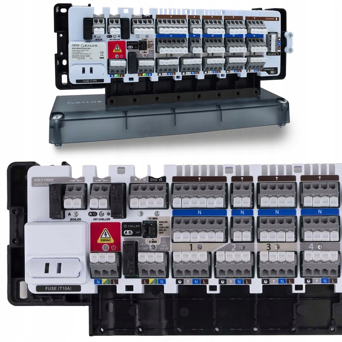 Ovládacia Lišta Pre Podlahové Vykurovanie 5 Vykurovacích Zón CB500 Salus