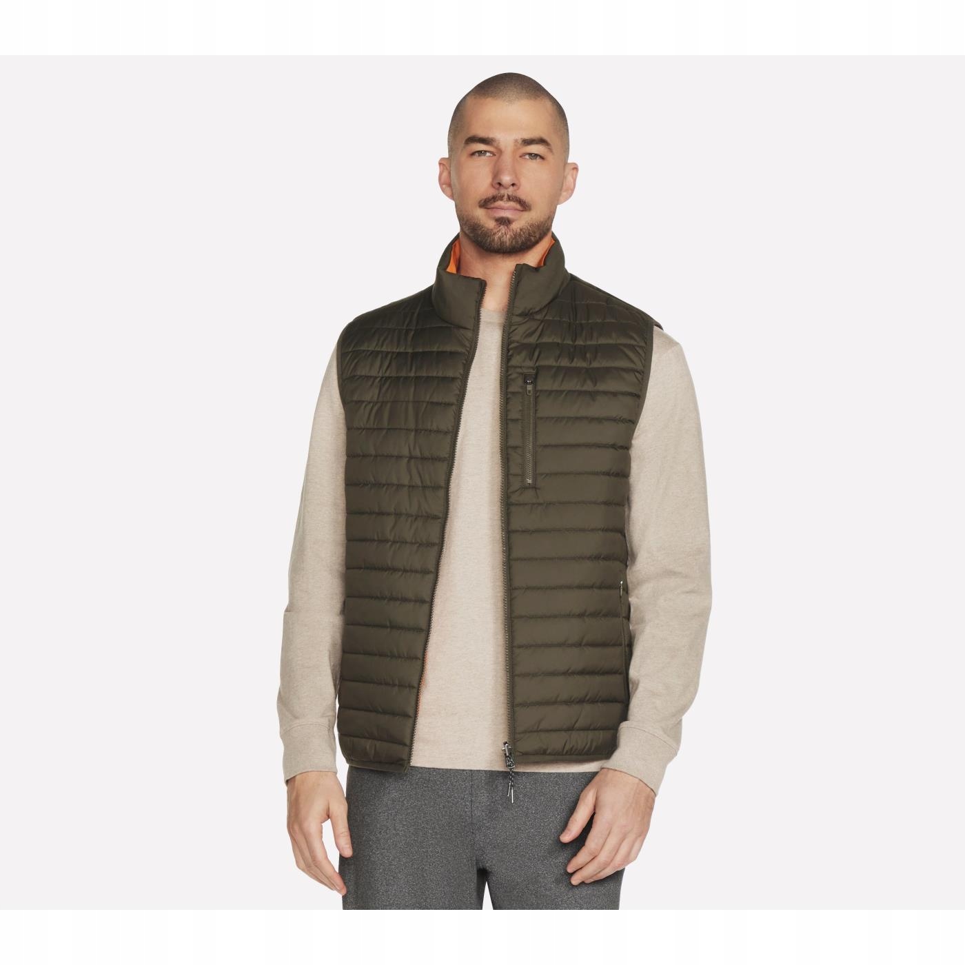 Pánská oboustranná vesta Skechers Goshield Altitude zelená M