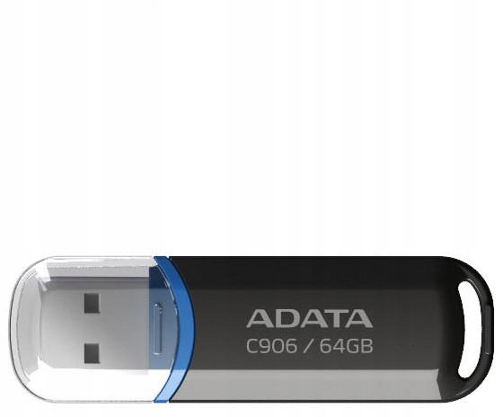 Adata Pendrive C906 64GB USB2.0 czarne
