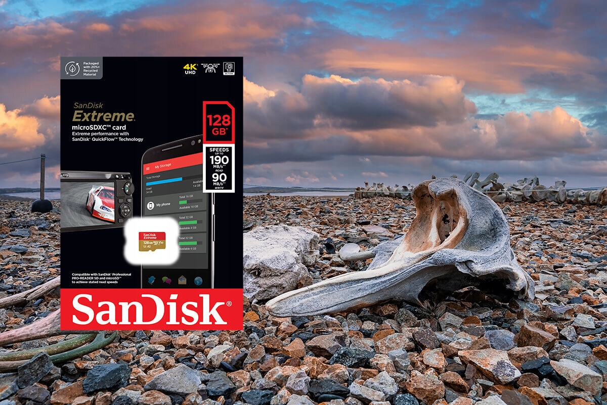 Karta pamięci SANDISK microSDXC Extreme 128GB Dołączony adapter tak
