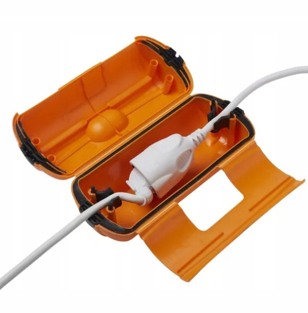 

Osłona wilgoć kabel przedłużacz ogrodowy IP44