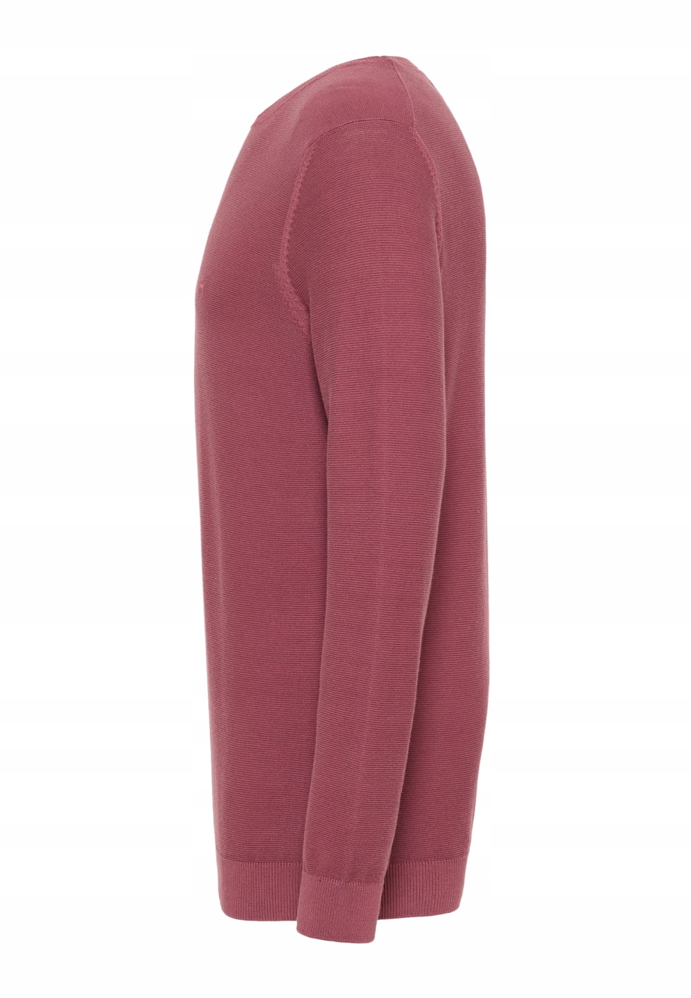 Sweter męski Mustang Emil C Basic śliwkowy bawełna r. XL Rozmiar XL