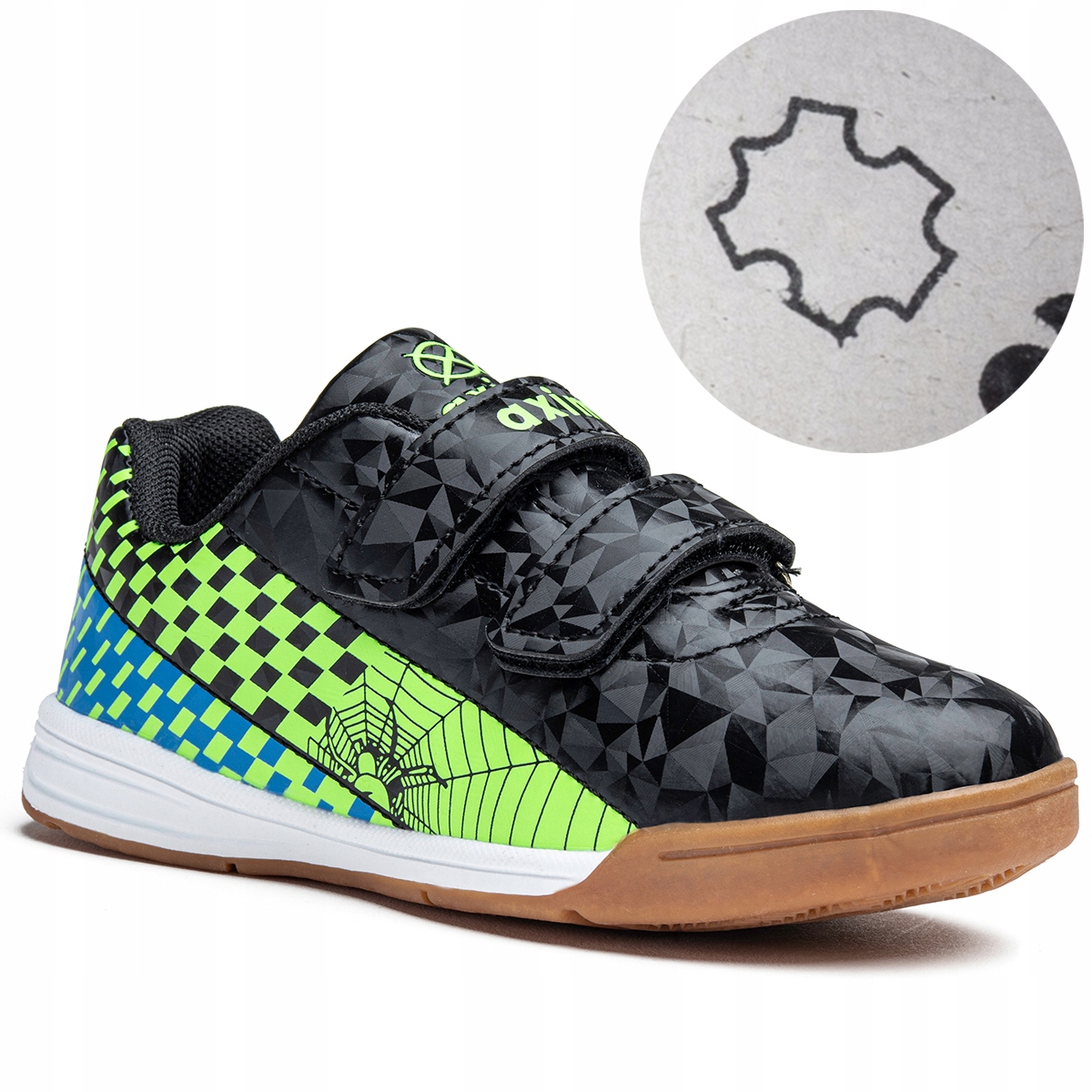 Halówki wkł.SKÓRA buty sportowe Rzepy lekkie Axim 26