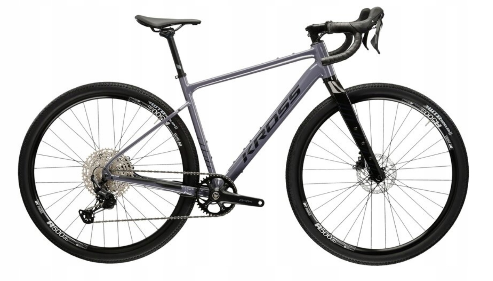 Rower gravel Kross Esker 5.0 Grx 1X12 19" koło 28" szary karbon Shimano Slx