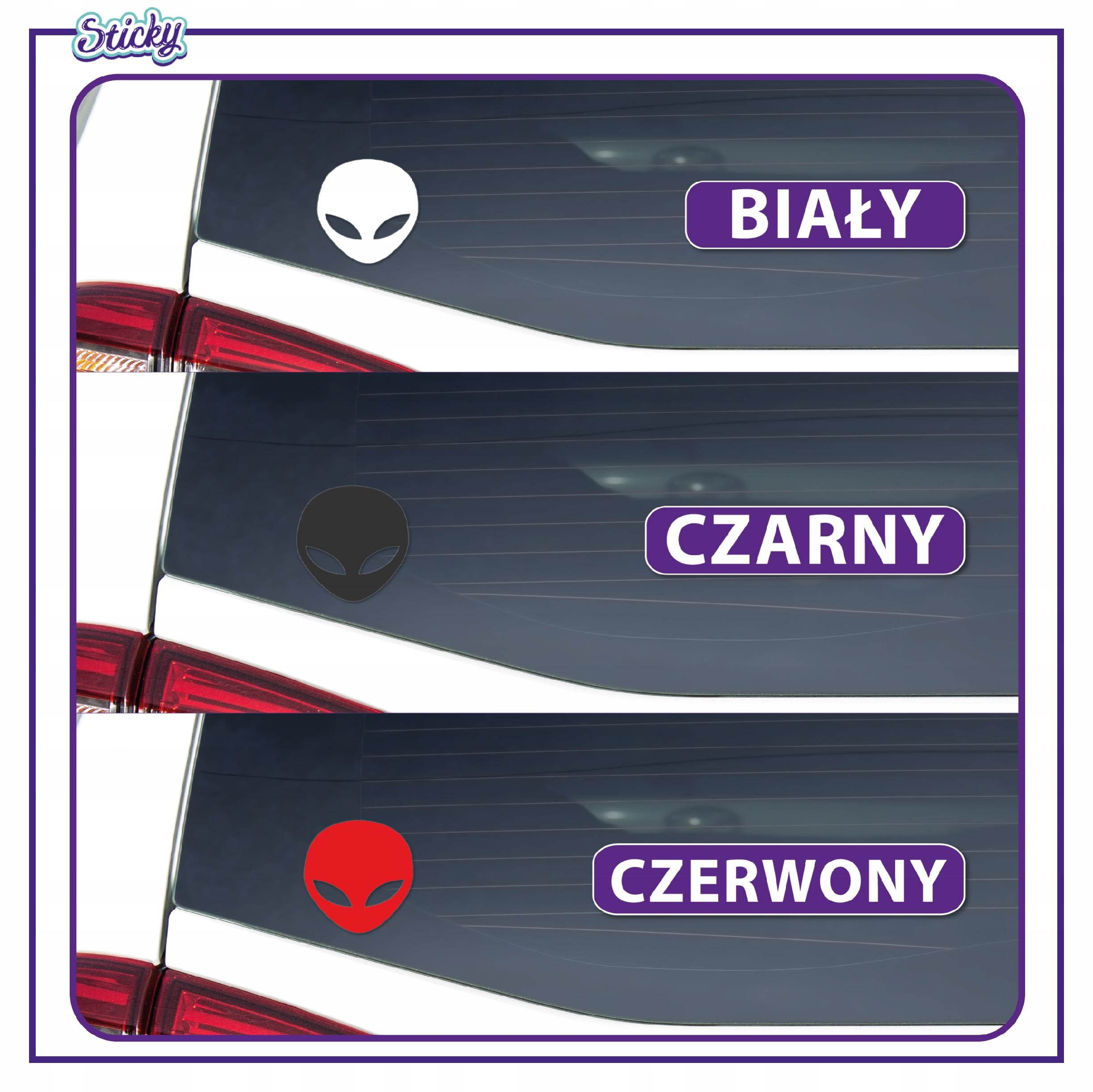 Naklejka na samochód WŁASNY WZÓR na auto 10 cm Producent Sticky