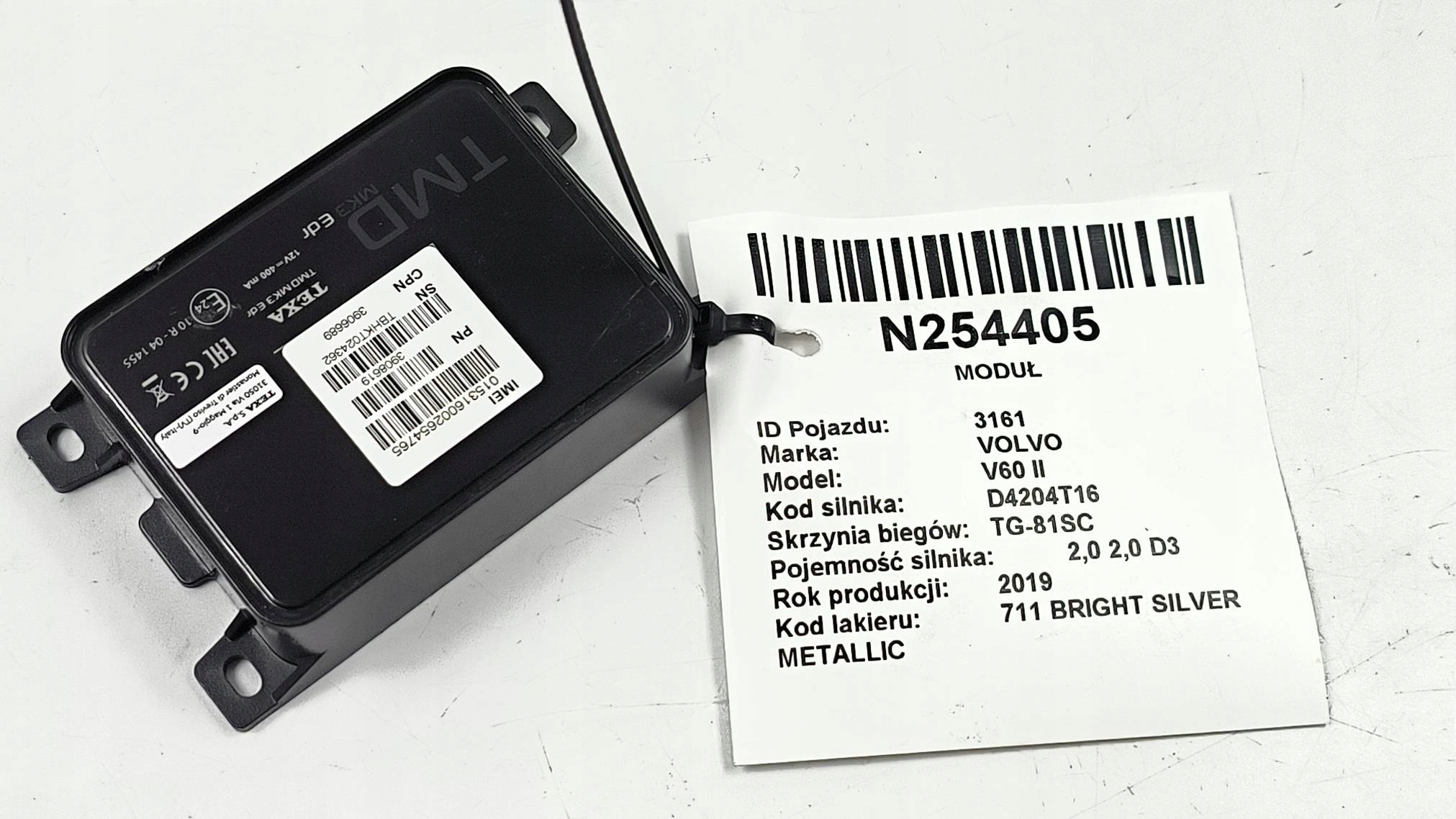 modulo TEXA 3906689 VOLVO V60 II