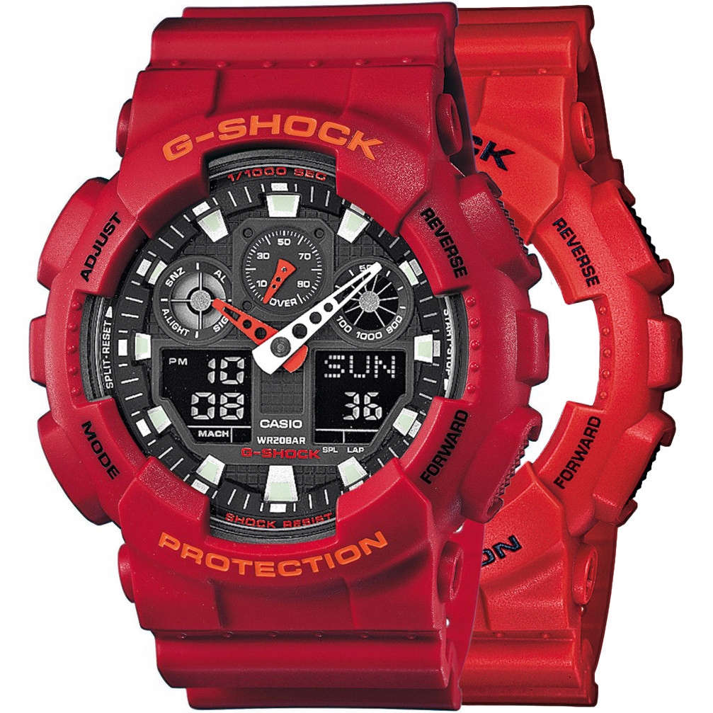 Hodinky Casio G-Shock Set GA-100B-4AER Bezel 10441433 Řemínek 10395226 20