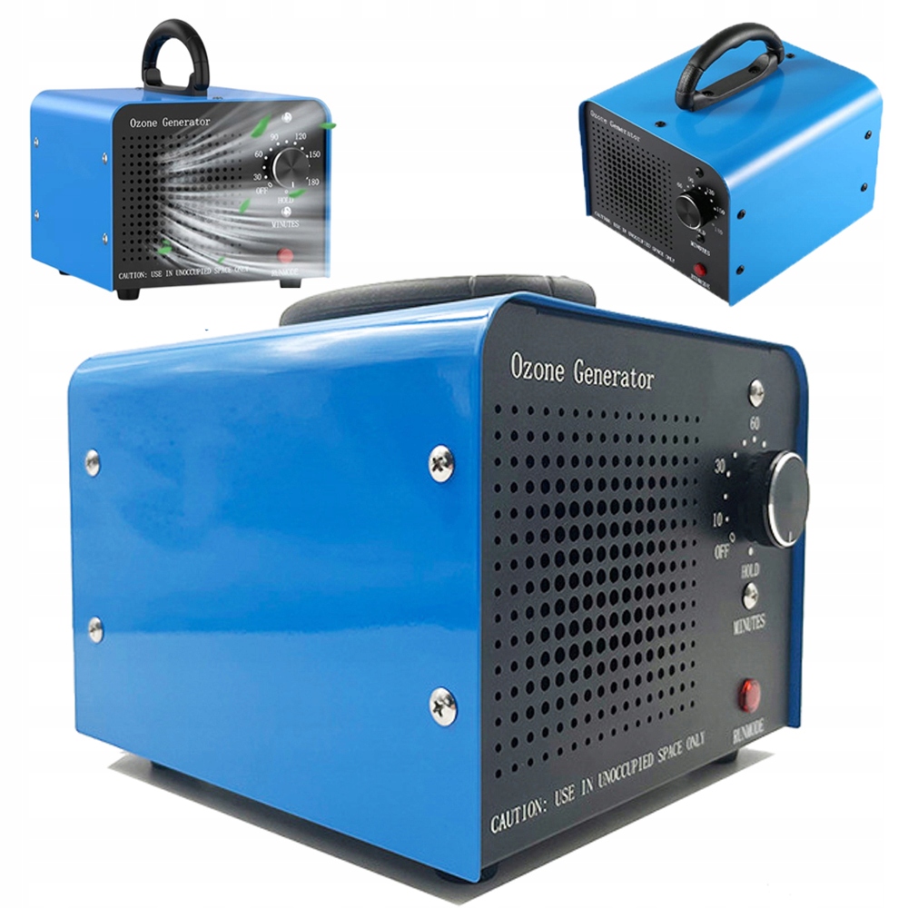 Generátor Ozonu Ozonator Silný Čistič Vzduchu 60000 mg/h 120 W