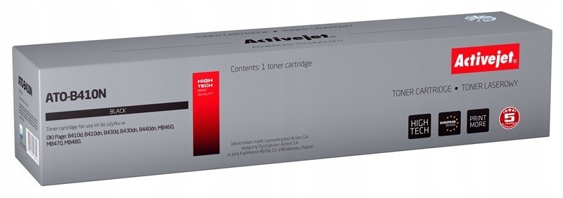 Toner Activejet ATO-B410N (zamiennik do Oki 43979102; Supreme; 3500 stron;