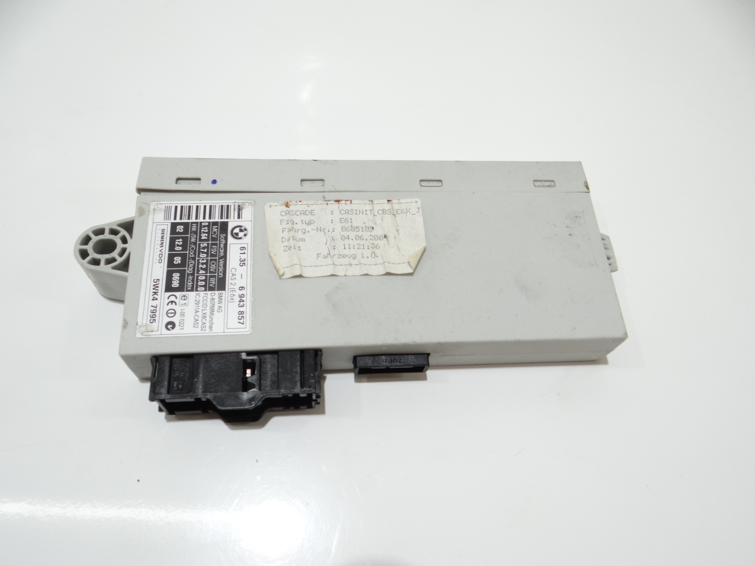 Module Unité de contrôle CAS BMW E60 E61 6943857 (4647451)