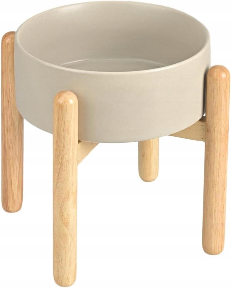 Levně Keramická miska pro psa nebo kočku s protiskluzovou podložkou