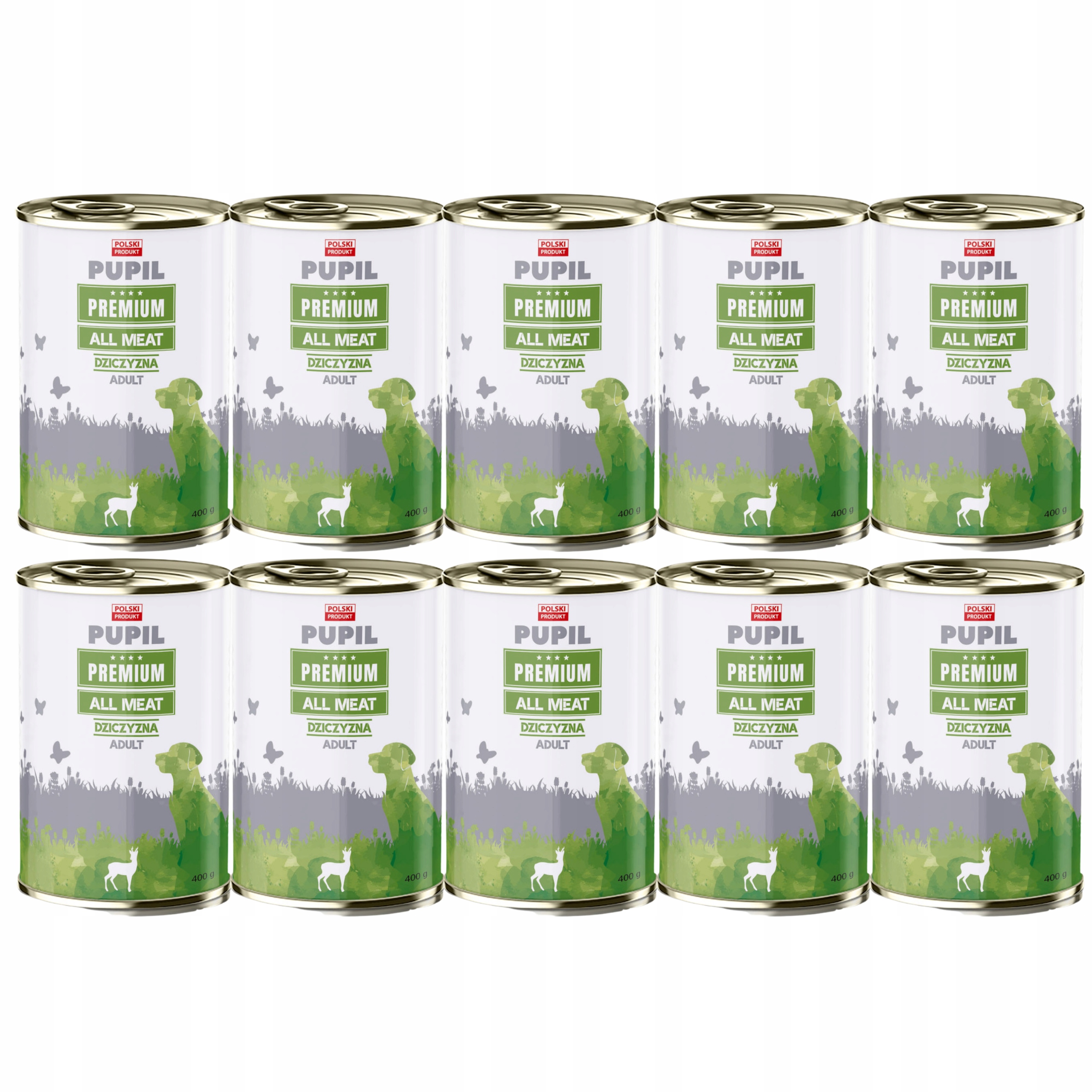 Levně Pupil Premium All Meat Krmivo mokré pro psa Zvěřina 10 x 400 g