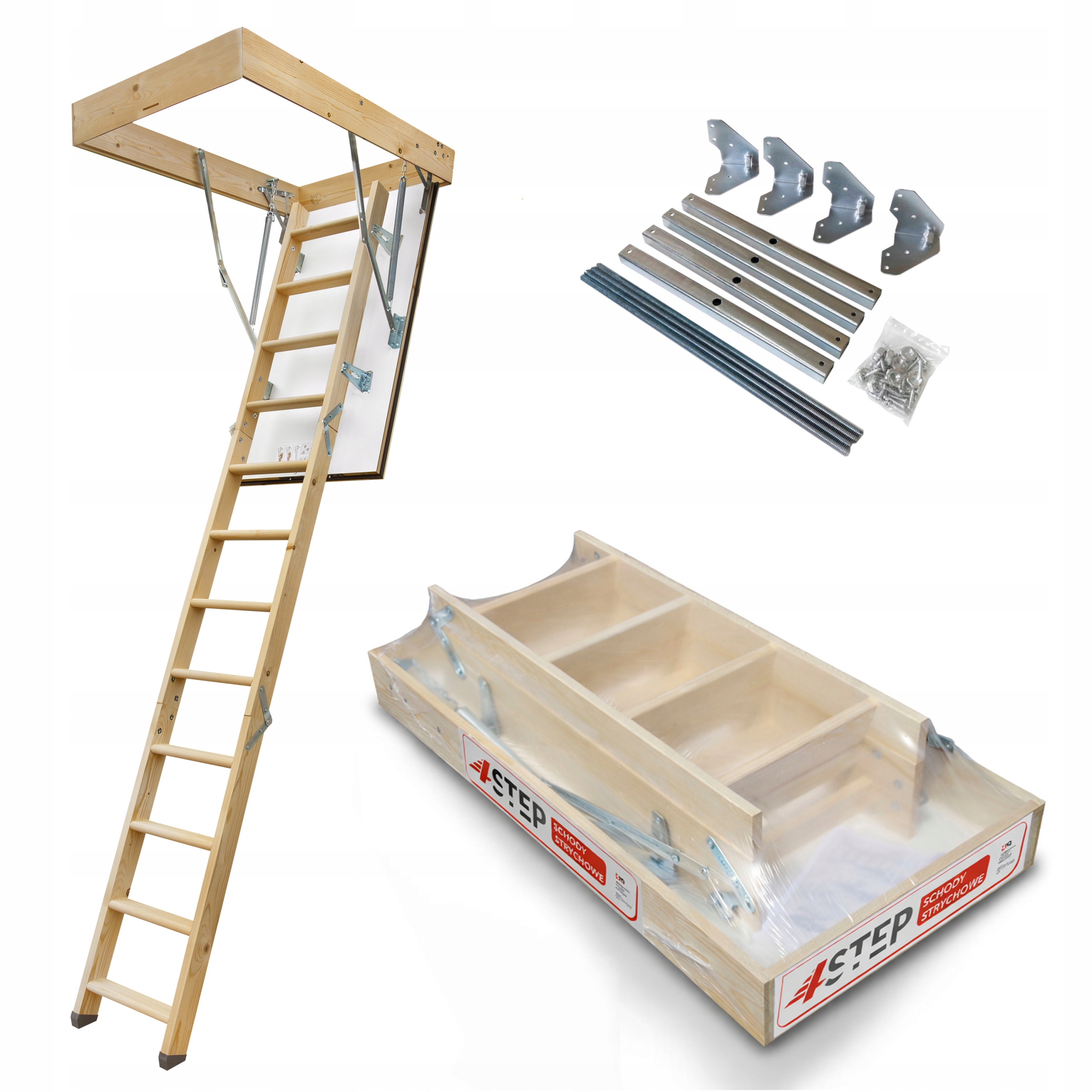 Půdní schody Půdní výlez Greenline 120x90 35 mm 1,05 W Montážní sada