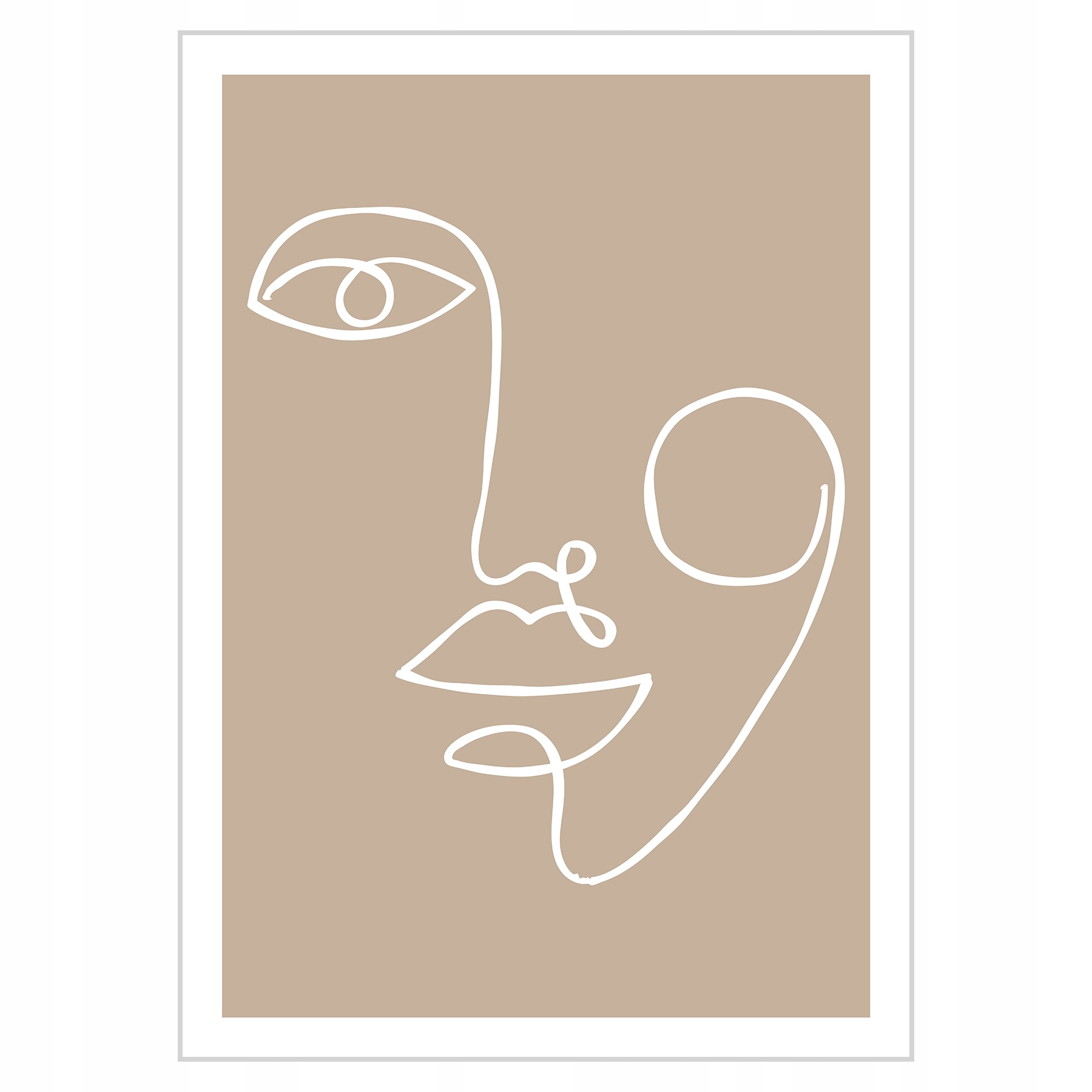 

Plakat 50x70 Picasso Kubizm Line Art N05