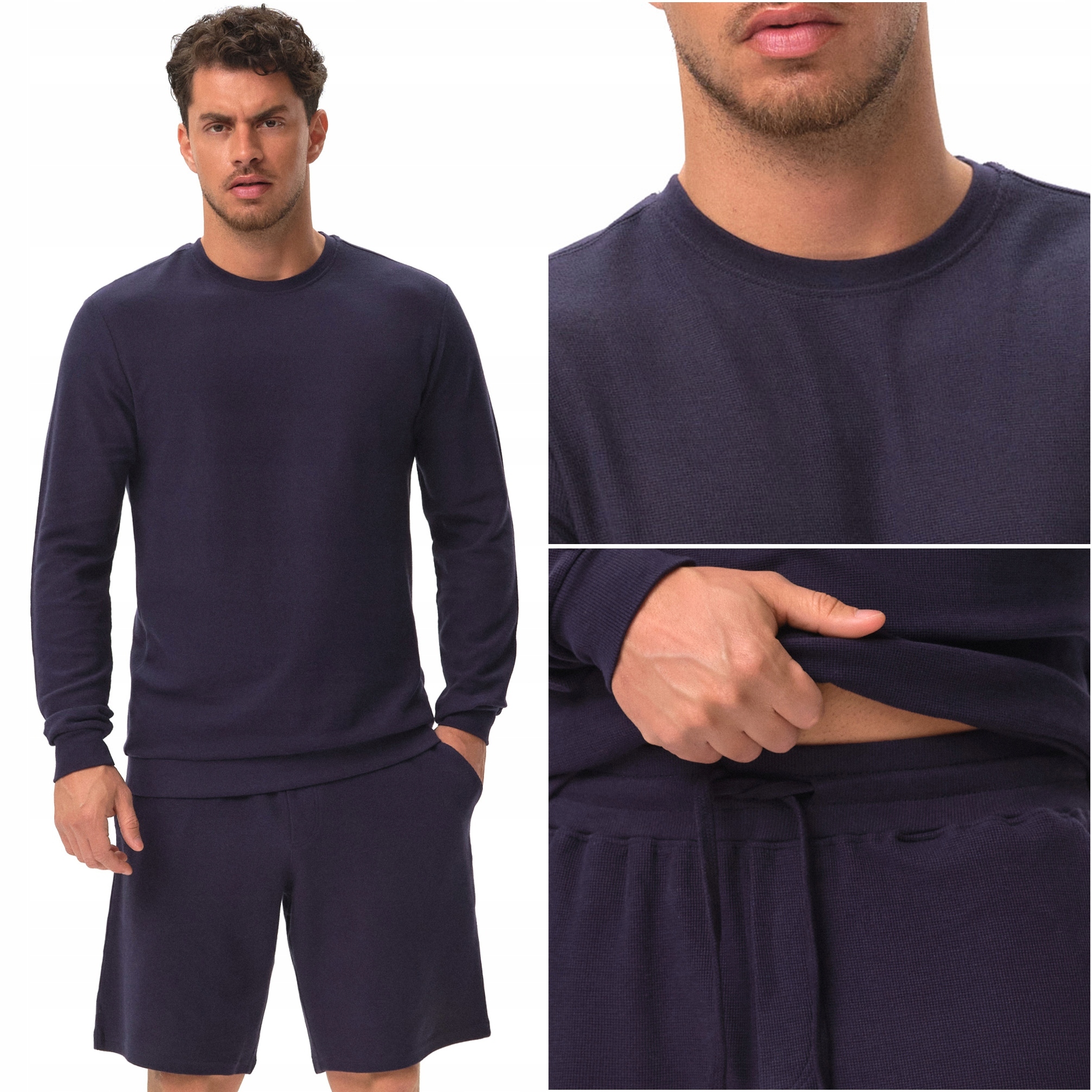 Tepláková Souprava Henderson Home krátké Pyžamo 100% Bavlna XXL