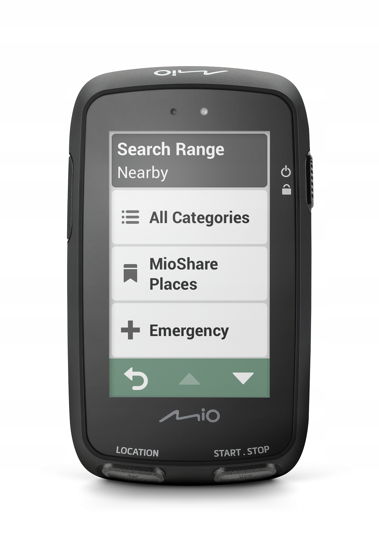 MIO CYCLO DISCOVER PAL NAWIGACJA ROWEROWA GPS Kolor dominujący czarny