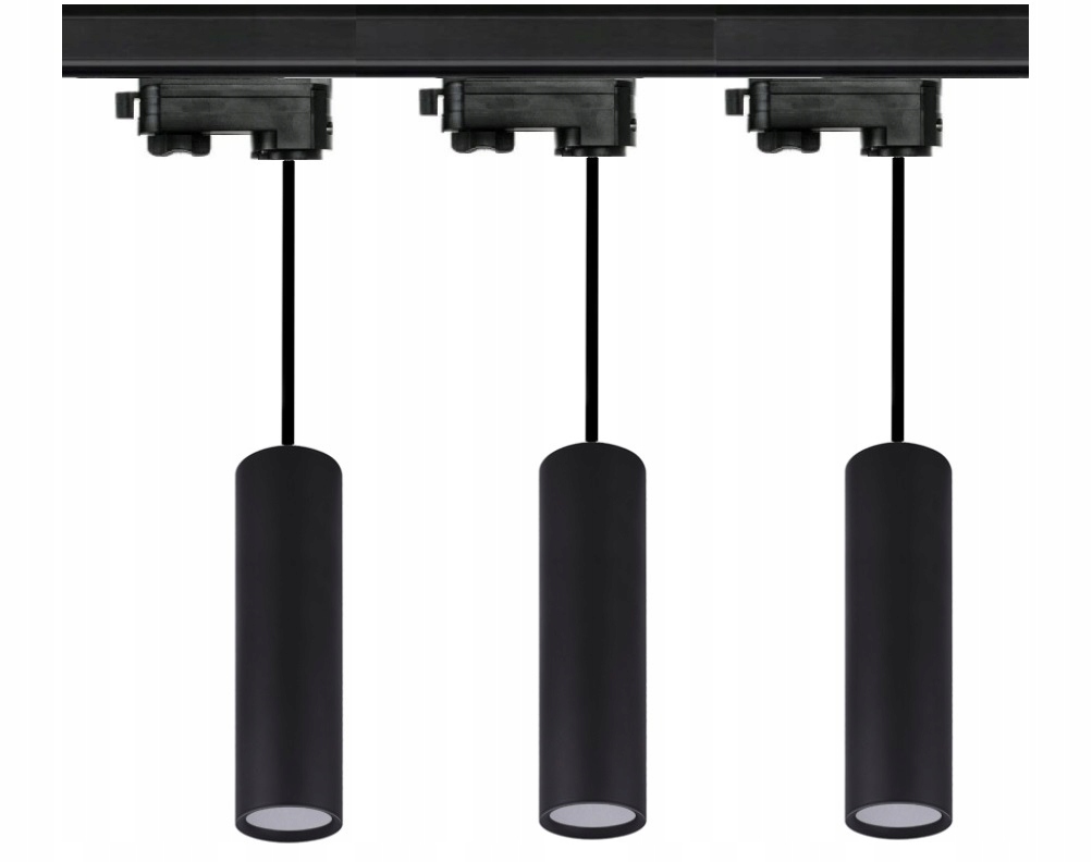 SZYNA 1 METR 3-FAZY + 3 LAMPY WISZĄCE-ZESTAW GU10