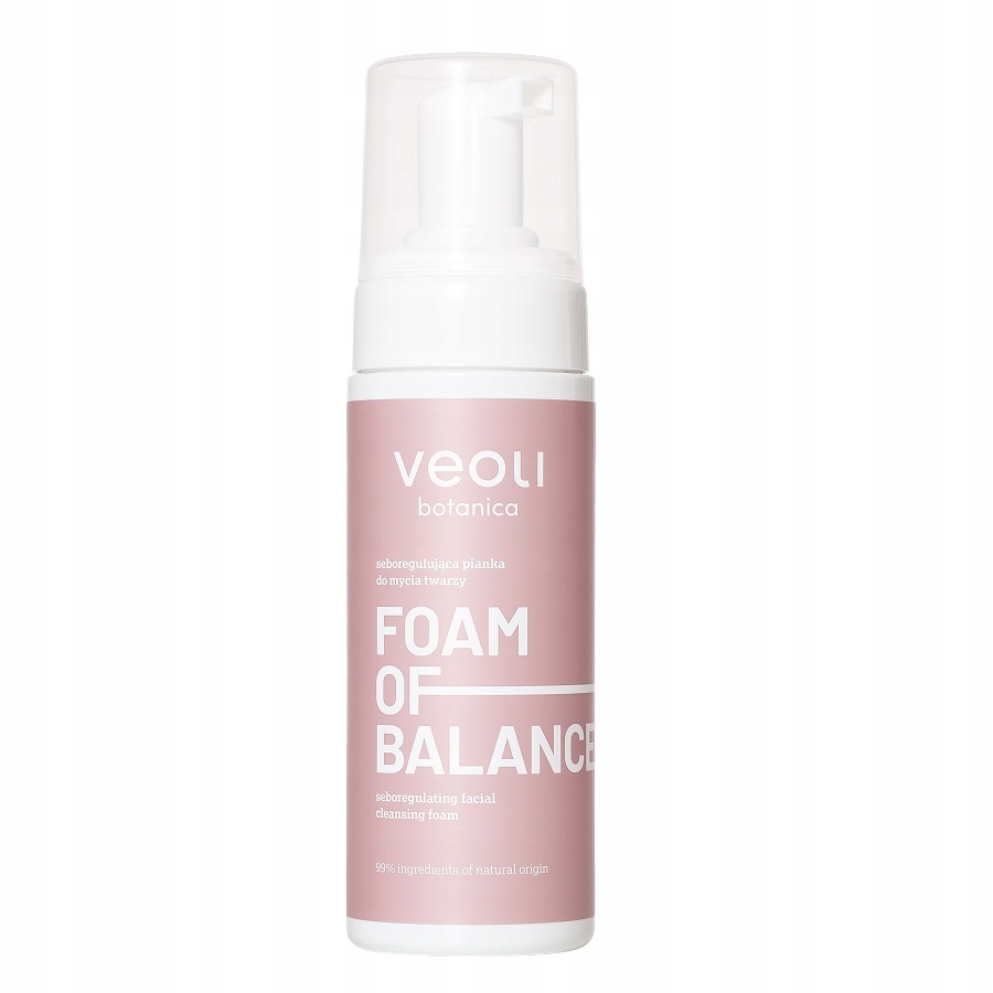 Seboregulační čisticí pěna na obličej Foam Of Balance Veoli Botanica 150 Ml