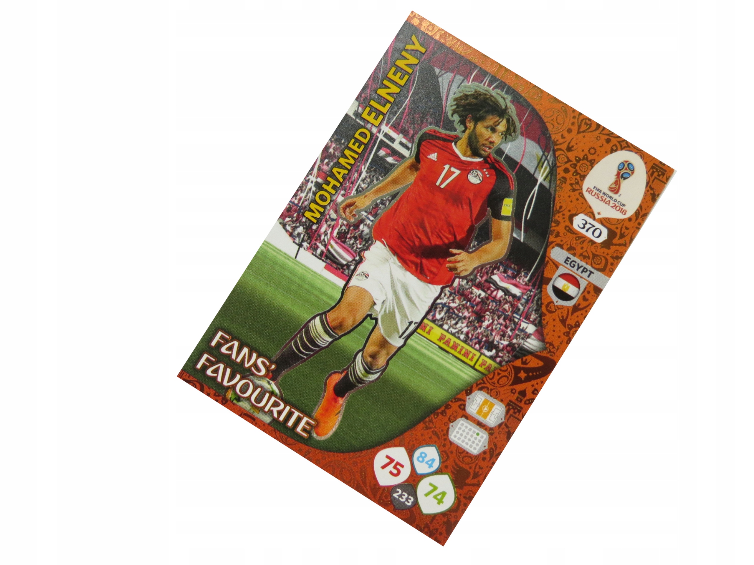 Panini World Cup Russia 2018 Karty Piłkarskie Fans Favourite Elneny 370