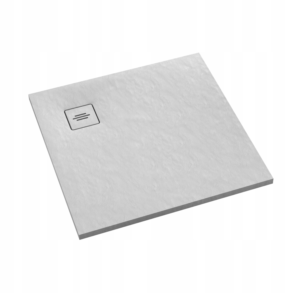 Brodzik kompozytowy Protos Biały Kamień 100x100