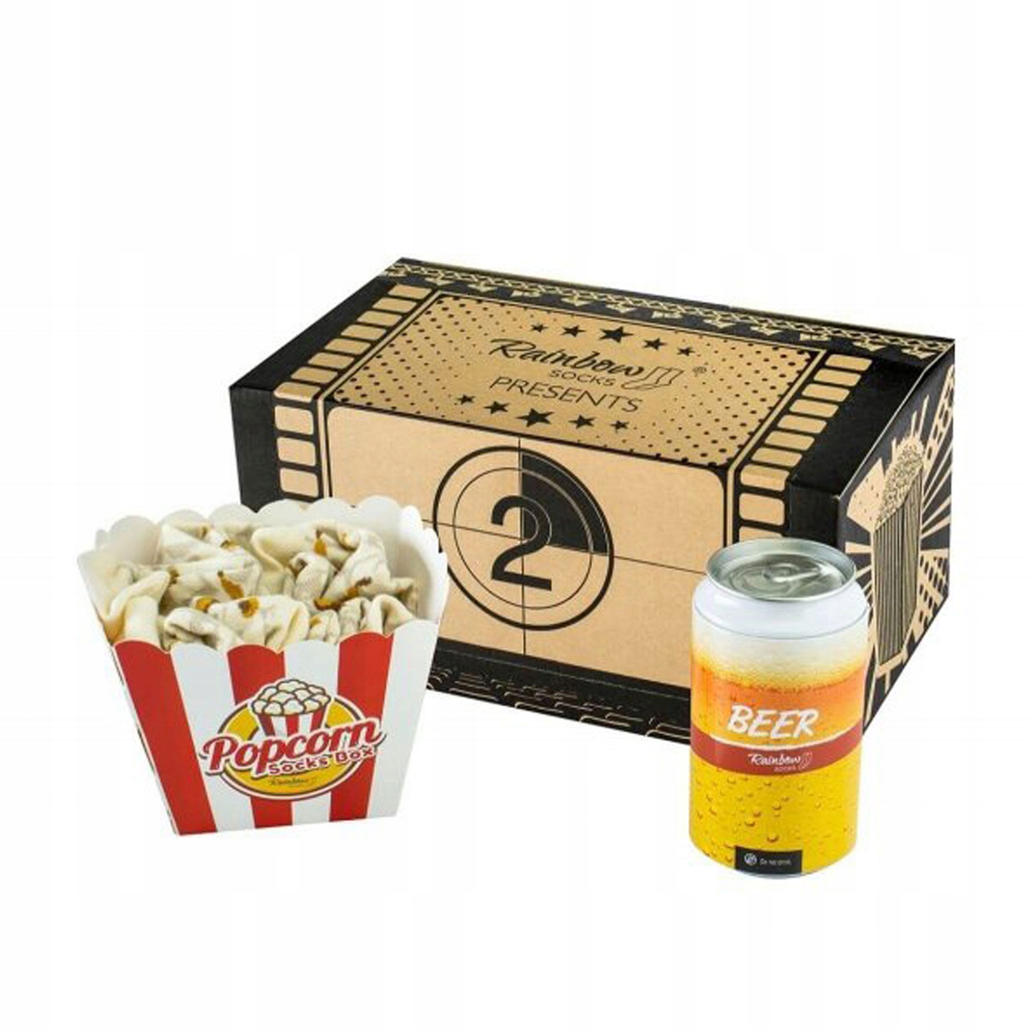 Filmový Set 3 Páry Rainbow Socks 36-40s