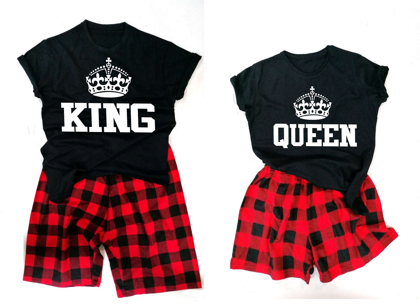 2 Pyžama Pro Páry Váš potisk Dárek K Vánocům XXL