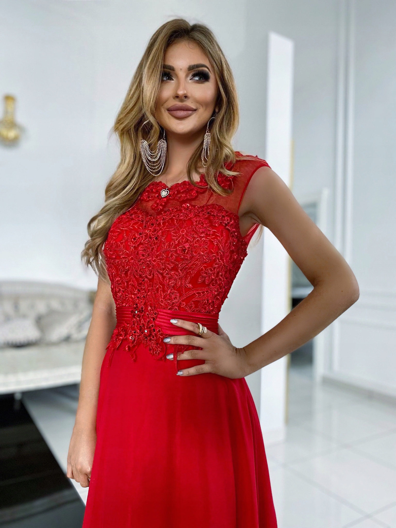 lucky1616 Krásné Šaty Na Svatební Hostinu Bal 38 M