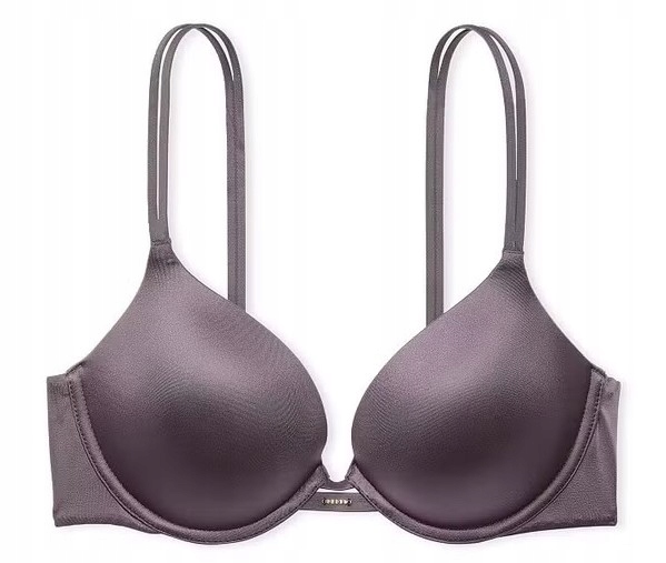Hladká push-up podprsenka Victoria's Secret šedá 75C (34C)
