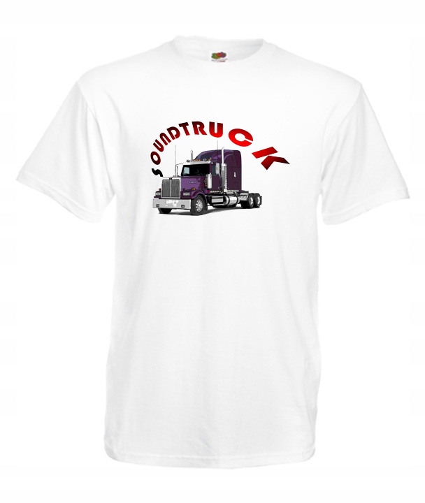 

M Koszulka Męska Ciężarówka Soundtruck Wzór