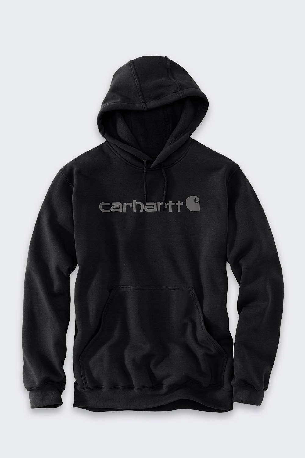 Carhartt Mikina Marquette Logo 2XL Kapuce Loose Fit Černá 356 g Bavlna