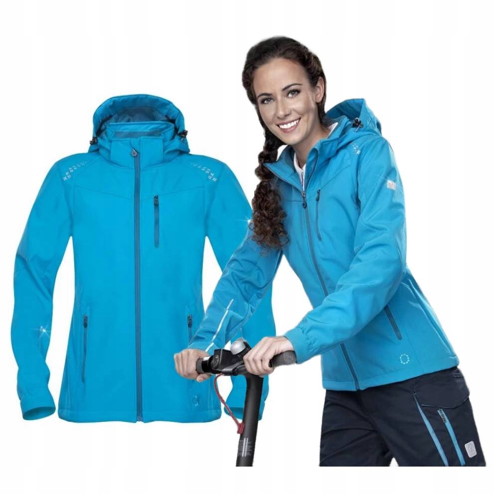 Kurtka Damska Robocza Softshell Membrana Tpu Ardon Floret Turkusowa L