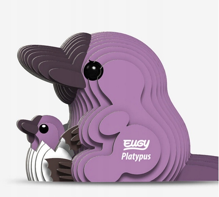 Układanka Przestrzenne Dziobak Eko Eugy Puzzle 3D Bohater brak