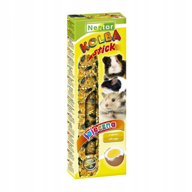 NESTOR Kolby dla gryzoni MIX SMAKÓW 10x 115g Opakowanie kartonik