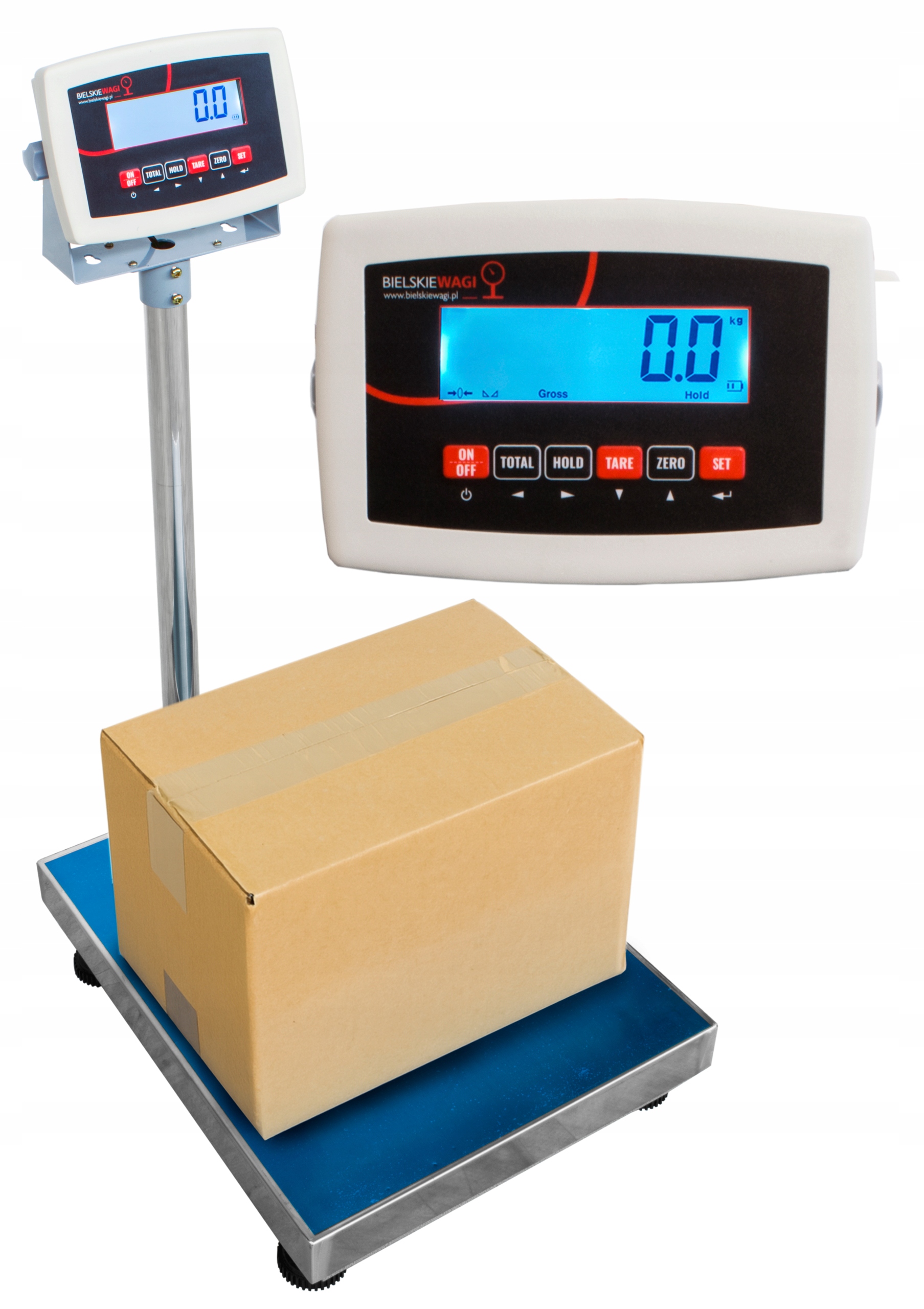 Skladová plošinová váha Premium 150 kg /20 g 40x50 cm RS232 Bielskie Wagi