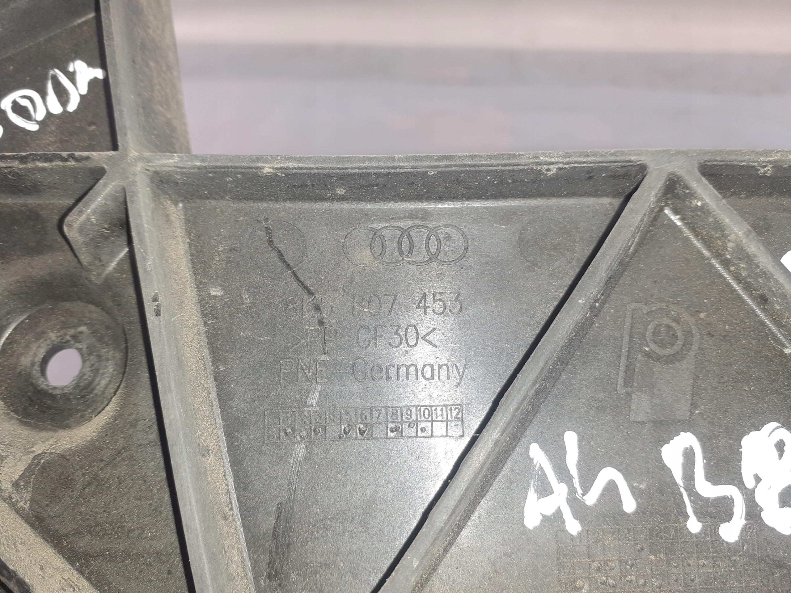 AUDI A4 B8 bumper bracket rear part left