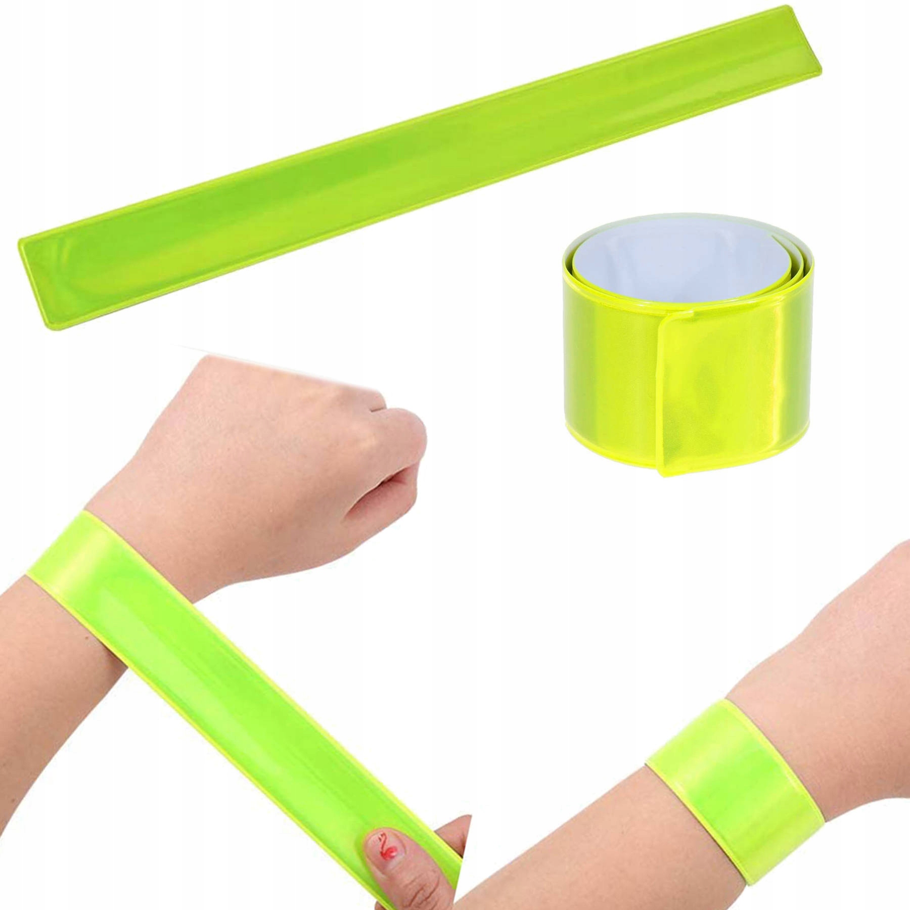 OPASKA ODBLASKOWA ELASTYCZNA NA RĘKĘ ROWER torebkę