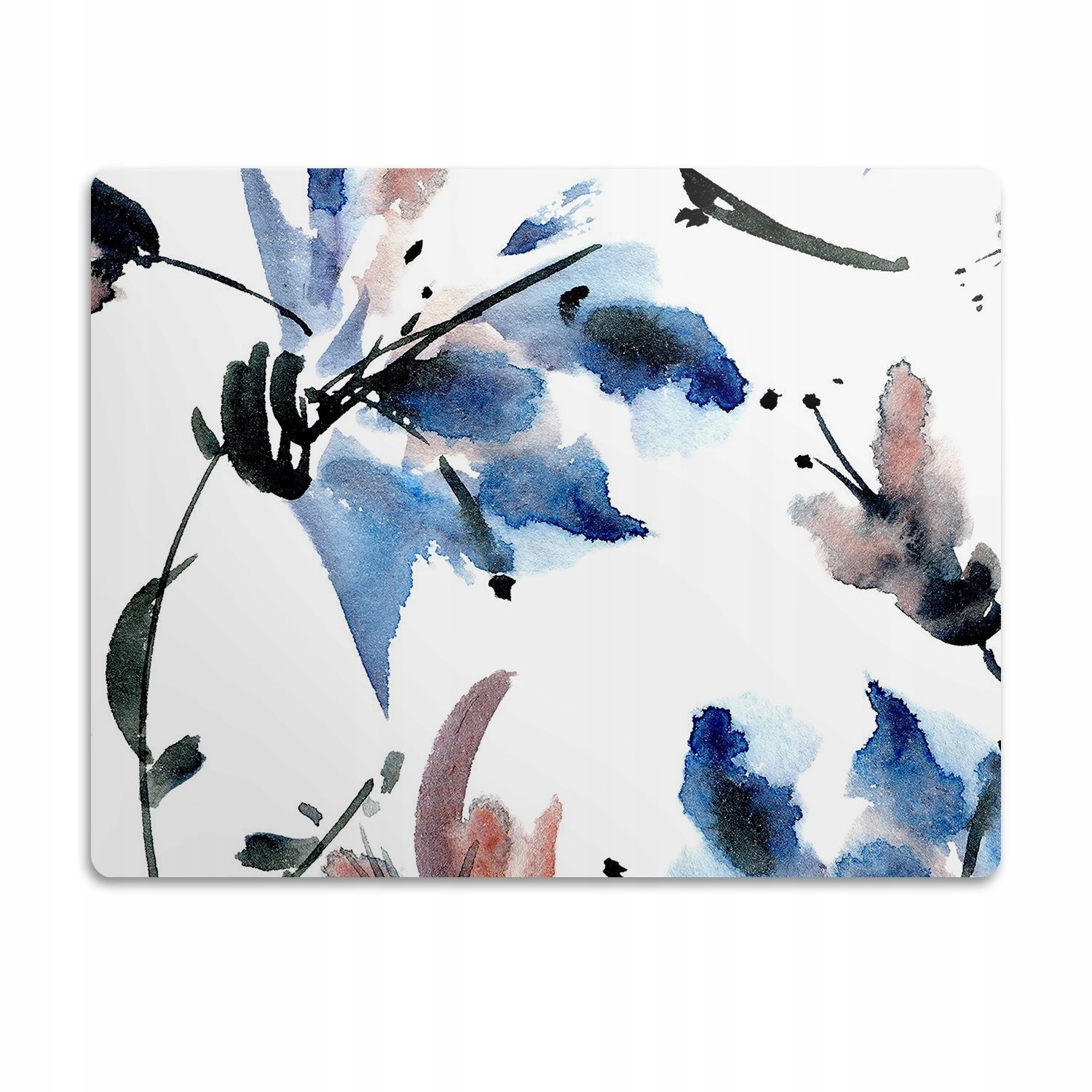 Levně Podložka pod misky pro psa Akvarelové pozadí 90x60 cm