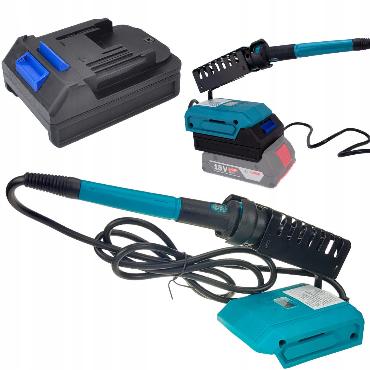 Sada Páječka Bosch Professional Makita Adaptér Pro Baterie Bosch 18V